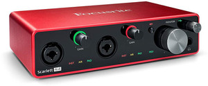 FOCUSRITE Scarlett 4i4 (3rd Gen) USB with Pro Tools, First
