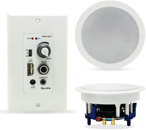 Wall mounted 2025 speakers with amplifier