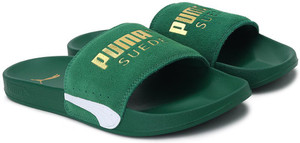 Puma slides green deals