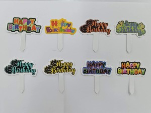 Theme Cake Topper Sticks at Rs 20/piece, Cake Topper in Howrah