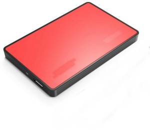 KIRTIDA 800 GB External Hard Disk Drive with  1 GB  Cloud Storage(Red)
