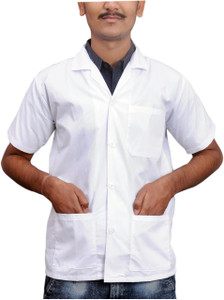 Lab coat half sleeve hot sale