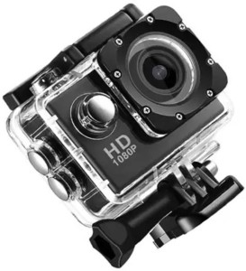 ALA Sports & Action Camera Under Water Action Camera 1080P Sports Camera Full HD 2.0 Inch Underwater Waterproof Camera with Mounting Accessories Kit Sports and Action Camera Sports and Action Camera(Black, 12 MP)