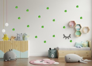 Wall Stickers Home Decor Apple, Mirror Apple Wall Sticker