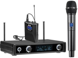 Ahuja cordless mic with outlet speakers