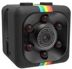ALA SQ11 Mini camera SQ11 with night illumination, motion sensor and viewing angle 140 ° - Intelligent Loop Recording - Million HD lens Sports and Action Camera(Black, 12 MP)