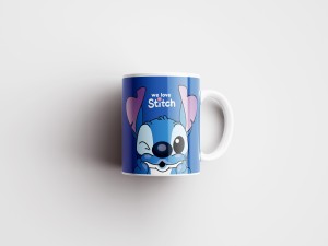 Disney Coffee Mug Cup - Stitch Mug ''Ohana