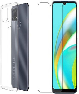 INT Back Cover for REALME C25 BACK COVER & TEMPERED GLASS