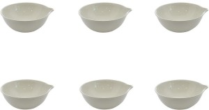 THE LABWORLD Evaporating dish 80mm dia pack of 6 40 ml 3.25 inches for  laboratory flat form glazed porcelain made china dish labware consumable  with spout Lab Evaporating Dish Price in India 