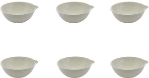 THE LABWORLD Evaporating dish 80mm dia pack of 6 40 ml 3.25 inches for  laboratory flat form glazed porcelain made china dish labware consumable  with spout Lab Evaporating Dish Price in India 