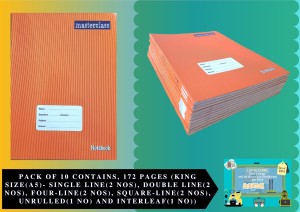 Buy Classmate Notebook King Size Double Line 172 Pages Online At