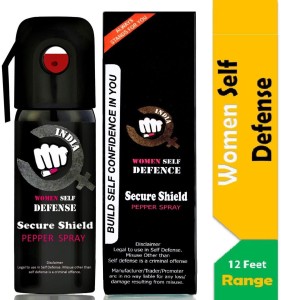 SECURE SHIELD Women Self Defence Pepper Spray for Safety/Protection Pepper  Stream Spray Price in India - Buy SECURE SHIELD Women Self Defence Pepper  Spray for Safety/Protection Pepper Stream Spray online at