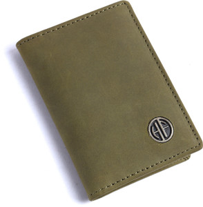 Hammonds Flycatcher Men Green Genuine Leather Card Holder
