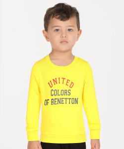 United colors of hotsell benetton yellow sweatshirt