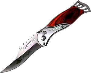 ENERZY Silver Wood - 5 Groves Knife