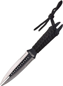 M-tech Double Side Warrior Knife, Diver's Knife, Throwing Knife, Combat Knife, Knife Sheath, Survival Knife, Fixed Blade Knife, Blade, Boot Knife, Dagger, Campers Knife