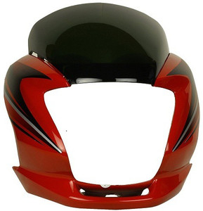 zalak HEADLIGHT VISOR FOR PASSION PRO DIGITAL SPORT RED Bike