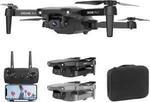 Lord of the sky Foldable 4K High Resolution DUAL Camera Front and Bottom With Wifi & Remote Control Drone Drone
