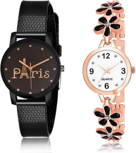 NIKOLA combo watch Analog Watch For Girls Buy NIKOLA combo watch Analog Watch For Girls Latest Royal Tower And Flower 2 Watch Combo For Girls And Women G526 G460