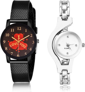 NEUTRON combo watch Analog Watch For Women Buy NEUTRON combo watch Analog Watch For Women Latest Casual I Love You And Chain 2 Watch Combo For Girls And Women