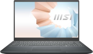 MSI Modern 14 Core i5 10th Gen - (8 GB/512 GB SSD/Windows 10 Home) Modern 14 B10MW-639IN Notebook(14 inch, Carbon Grey, 1.3 Kg)