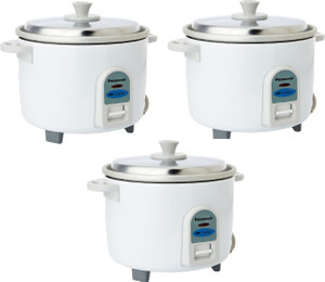 Panasonic SR WA10 pack of 3 Electric Rice Cooker Price in India Buy Panasonic SR WA10 pack of 3 Electric Rice Cooker Online at Flipkart