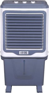 Air king 60 L Tower Air Cooler(Grey , White, 60 Liter Air Cooler Large Cooling Capacity Inverter Operated | Turbo Fan Technology | Honey Comb Pad With Plastic Net)