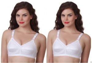 Bliss Beauty Damini B Cup Seamless Non Wired Bra for Women White Colour  (Pack of 2) Women Full Coverage Non Padded Bra - Buy Bliss Beauty Damini B  Cup Seamless Non Wired