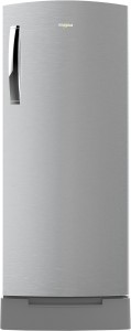 Whirlpool 200 L Direct Cool Single Door 4 Star Refrigerator with Base Drawer(Steel, 215 IMPRO ROY 4S INV Alpha Steel)