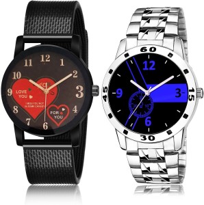 NIKOLA combo watch Analog Watch For Boys Buy NIKOLA combo watch Analog Watch For Boys Modern Model I Love You And Chain 2 Watch Combo For Boys And men