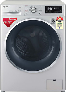 Lg washing machine 8kg hot sale front load steam