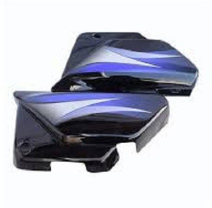 zalak SIDE PANEL PRO BLACK BLUE Bike Headlight Visor Price in