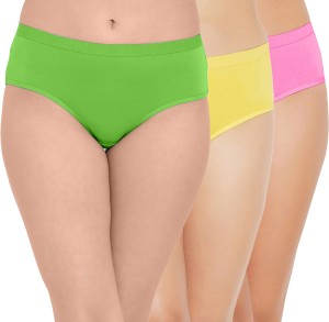 SONA Women Hipster Green, Yellow, Pink Panty - Buy SONA Women Hipster  Green, Yellow, Pink Panty Online at Best Prices in India