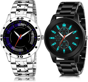 NIKOLA combo watch Analog Watch For Men Buy NIKOLA combo watch Analog Watch For Men New Fashionable Chain 2 Watch Combo For Boys And men 44 S 19 63 S 20 Online at