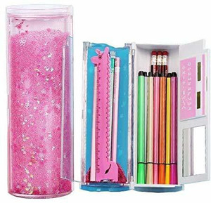 Glitter pencil box deals