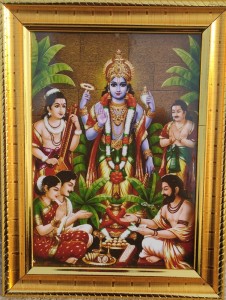 SRI BALAJI ACRALICS Satyanarayana Swamy Religious Frame