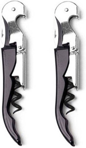 Anything & Everything Corkscrew Bottle Opener (Pack of 2) Black Wine Opener Bottle Opener