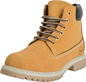 West Code WESTCODE Mens Boots Synthetic Leather High Top Casual Shoes and Sneakers Mp3-Camel-8 Boots For Men