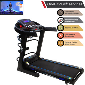 FITKIT by Cultsport FT063 Carbon 7 in 1 Auto Incline Motorized Multifunctional with Diet Plan and Installation Services Treadmill Buy FITKIT by