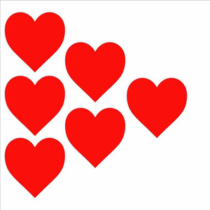 Heart shape art and craft clearance