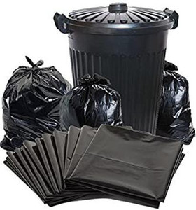 Dustbin black plastic bag sale