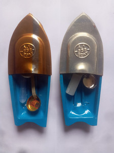 ZemPark Water Boat Pop Put Putt Candle Powered Fuel Flame With