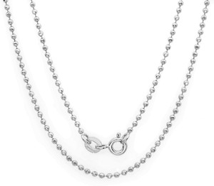 Parnika Very Sleek 1.5mm Ball Design 18 Inches Hallmark Pure 92.5