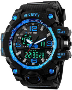 SKMEI 1155 BLACK Green Analog Digital Watch For Men Buy SKMEI