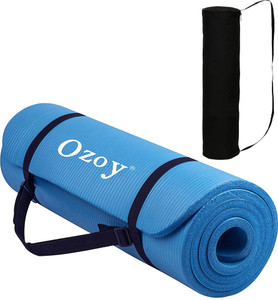 YOZO 13mm Extra Thick Yoga and Exercise Mat with Carrying Strap Blue 13 mm Yoga Mat Blue 13 mm Yoga Mat Buy YOZO 13mm Extra Thick Yoga and Exercise Mat with