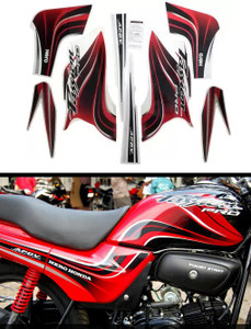 Hero honda passion plus bike sale stickers