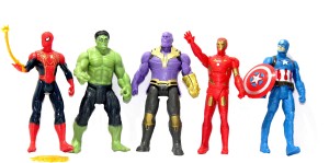 WOW toys Super Hero's Action Figures || Pack of 5 figures||