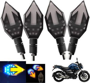 QZ DEVICE Front Rear LED Indicator Light for Yamaha FZS FI Price