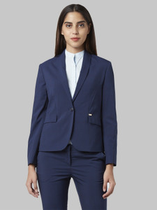 PARK AVENUE Solid Single Breasted Formal Women Blazer Buy PARK