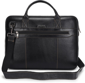 Flipkart Stamp 15 inch Leather Laptop Bag Waterproof